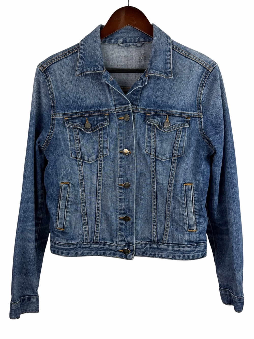 GAP | Country Blue Crop Icon Flap Pocket Jean Jacket